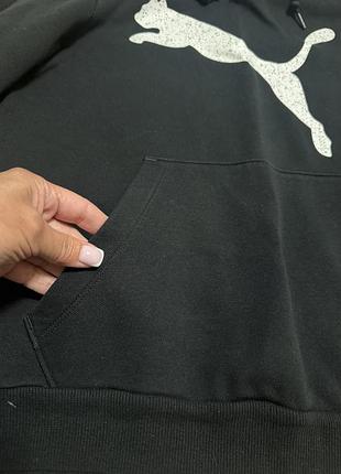 Худі puma чорне з логотипом 2