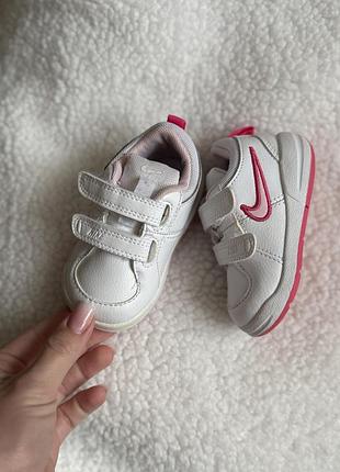 Кросівки для дівчаток nike білі, розмір 19.5, устілка 12 см