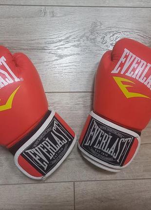 Рукавиці перчатки боксерські everlast 8oz