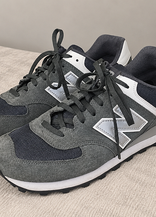 Кросівки чоловічі new balance сірі замшеві
