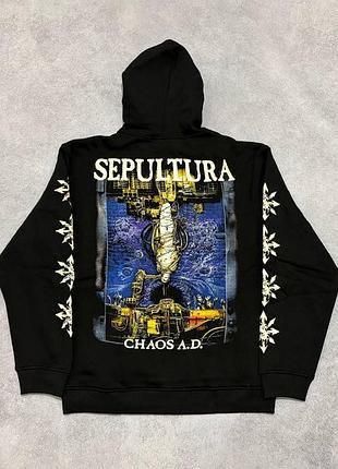 Новая кофта на молнии sepultura - chaos a.d.