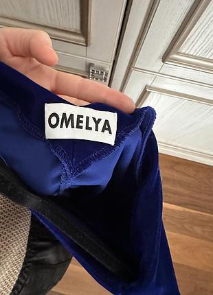 Нове синє бархатне плаття omelya, s, бархат 4