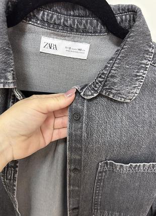 Піджак  zara джинсовий сірий 2