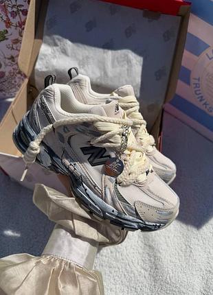 Кросівки жіночі new balance 530 custom beige white