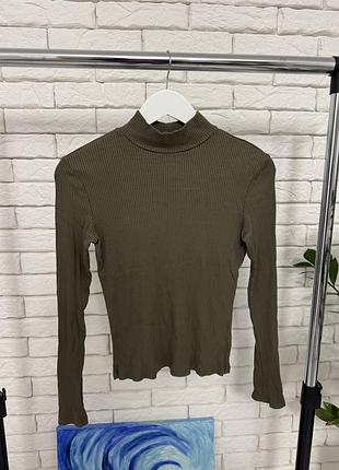 Гольф жіночий h&m хакі в рубчик розмір м