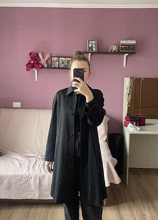 Жіночий довгий піджак,тренч marks & spencer чорне