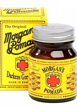 Помада для затемнения волос morgan's hair darkening pomade 50 г — для мужской укладки волос и барбершопа