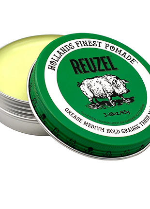 Помада для укладання волосся reuzel green grease pomade 95 г