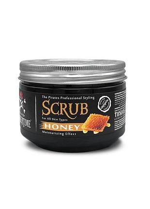 Скраб barbertime scrub honey 300 мл — для ежедневного ухода за кожей лица
