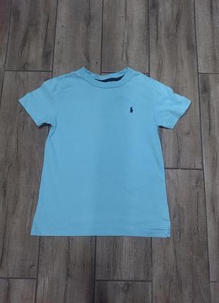 Футболка для хлопчика polo ralph lauren блакитна