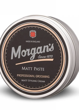 Матова паста morgans matt paste 75 мл — для чоловічого укладання волосся й барбершопу
