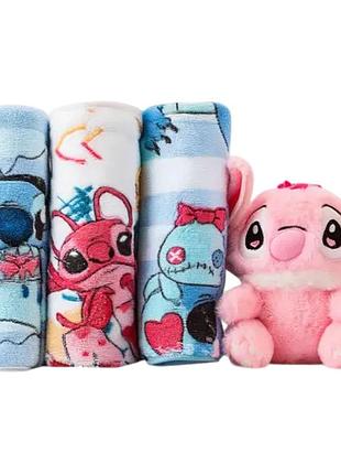 Набор детских полотенец из микрофибры 3 штуки 25*50 см с игрушкой розовый colorful home 501-181-c-90p