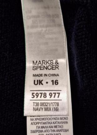 Тёплое шерстяное платье m&s 6