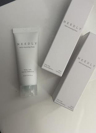 Гель для вмивання needly mild cleansing foam для жирної шкіри, 20 мл