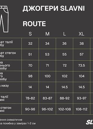 Джоггеры slavni route темно-серый 10