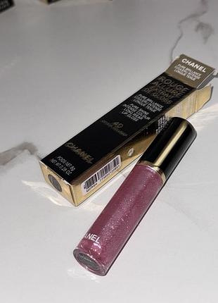 Сяючий блиск для губ chanel rouge allure extrait de gloss 4d помада рідка шанель блеск