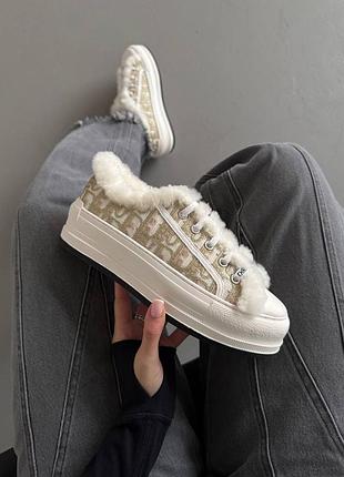 Christian dior | walk’n dior white / gold premium🤍