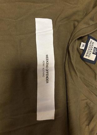 Чоловічий лонгслів weekend offender хакі розмір xl