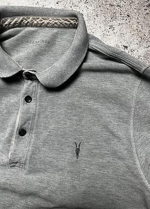 Базове поло лонгслів allsaints 2