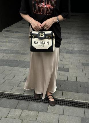 Сумка balmain b-buzz 23 total cream/black 6