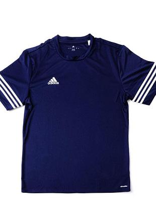 Темно-синя спортивна футболка adidas entrada 14