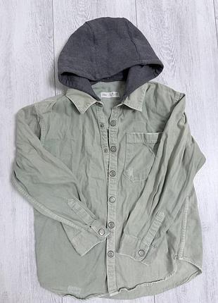 Сорочка для хлопчика zara джинсова
