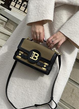 Сумка balmain b-buzz 24 black/khaki