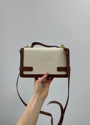 Сумка balmain b-buzz 24 cream/brown 5