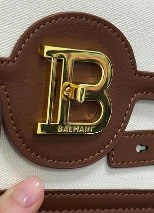 Сумка balmain b-buzz 24 cream/brown 6