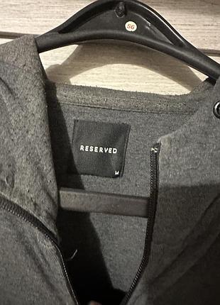 Кофта чоловіча reserved сіра розмір m 3