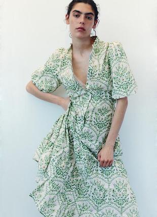 Нове чайне плаття h&amp;m long cotton dress — xs