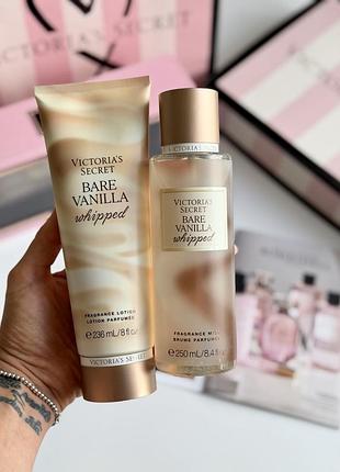Спрей та лосьйон для тіла bare vanilla whipped victoria’s secret