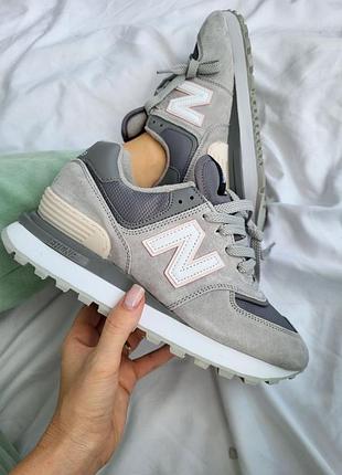 Жіночі кросівки new balance 574 grey pink | 37–41