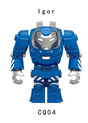 Фігурка залізної людини mark 38 ігор , iron man igor cq04, marvel сумісна з lego