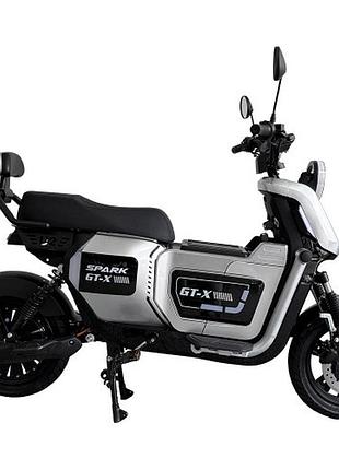 Велосипед с электродвигателем spark gt-x 16" 72v/1500w/20ah lifepo4 серый