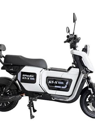 Велосипед с электродвигателем spark gt-x 16" 72v/1500w/20ah lifepo4 белый