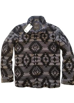 Куртка шерпа pull & bear teddy jacket (l)