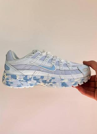 Женские кроссовки nike p-6000 custom pink