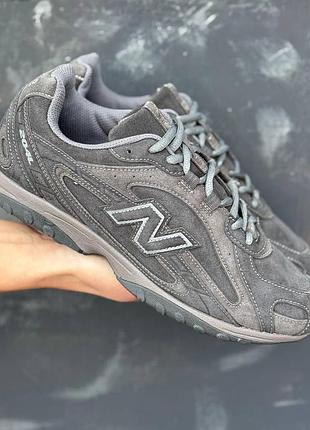 Серые кроссовки унисекс new balance 204l grey х нью беланс 36
