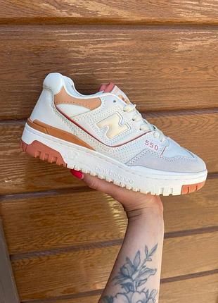 Уцінка кросівки new balance 550 white/orange