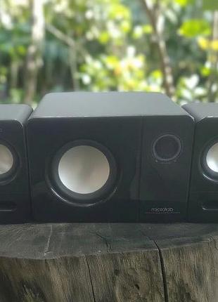 Акустическая система 2.1 microlab m-600 (черная) — отличный звук!