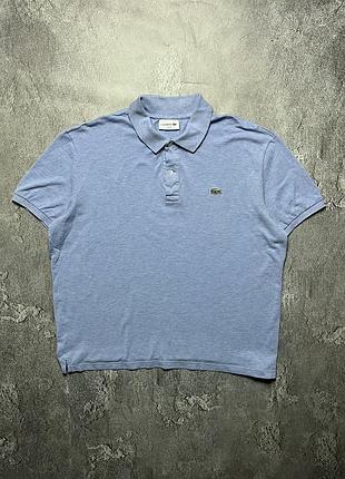Vintage винтажная футболка поло lacoste лакоста big logo size xl размер хл