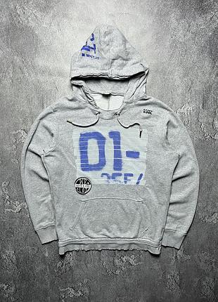 Vintage винтажное худи diesel дизель big logo size l размер л