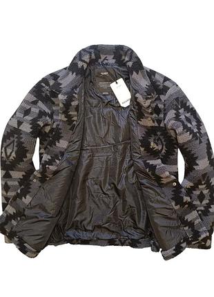 Куртка шерпа pull & bear teddy jacket (l) 3