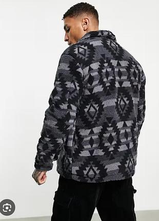 Куртка шерпа pull & bear teddy jacket (l) 9