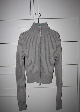 Жіночий топ h&m на замку, сірий