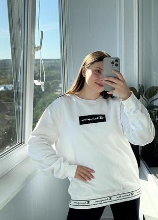 Білий світшот champion xl
