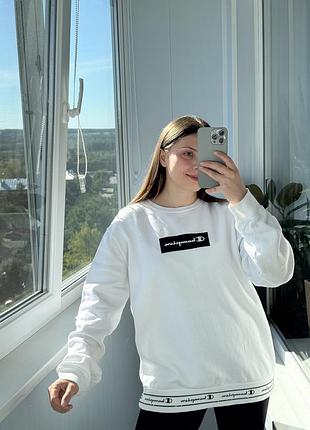 Білий світшот champion xl 2