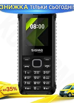 Ku мобільний телефон sigma universal fit mobile x-style 18 track black-gray кнопковий телефон з 2 sim- uni2l_k