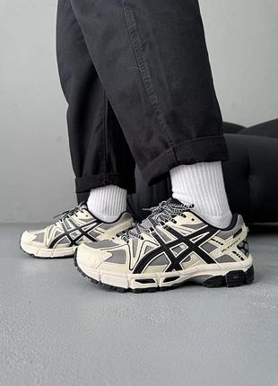 Кроссовки утепленные женские asics gel-kahana 8 gore-tex termo beige black термо